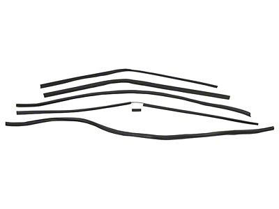 Headliner Molding Set; 6-Pieces (1968 Camaro)
