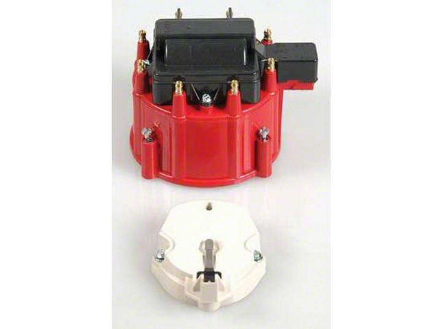 Camaro HEI Distributor Cap & 50,000 Volt Coil, Red, 1967-1969