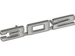 Camaro Hood Emblem, 302 Numerals , For Cars With Cowl Induction Hood, 1969 (Z/28 Coupe)