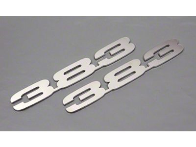 Camaro Hood Emblems, 383, Stainless Steel, 1967-69