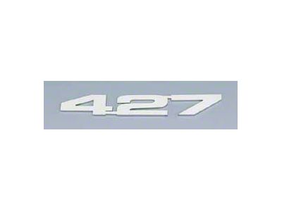 Camaro Hood Emblems, 427, Stainless Steel, 1967-69
