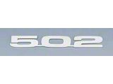 Camaro Hood Emblems, 502, Stainless Steel, 1967-69
