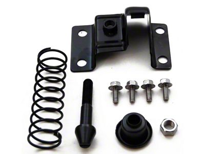 Hood Latch Kit; Black (67-81 Camaro)