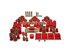 Hyper-Flex System Complete Bushing Kit; Red (75-79 Camaro)