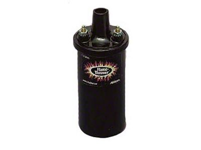 Camaro Ignition Coil, Black, Flame-Thrower, 1967-74
