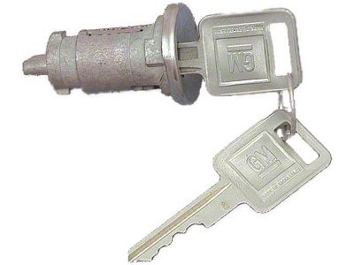 Camaro Ignition Lock Cylinder, With Late Style Key, 1967