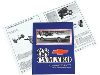Camaro Illustrated Facts Book, 1968