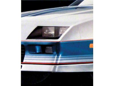 Camaro Indy 500 Pace Car Lower Body Decal Set, Left, 1982 (Z/28 Pace Car Coupe)