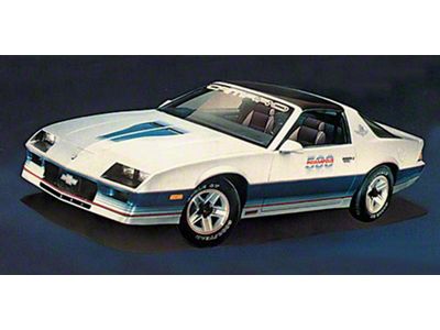 Camaro Indy 500 Pace Car Windshield & Rear Glass Decals, 1982 (Z/28 Pace Car Coupe)