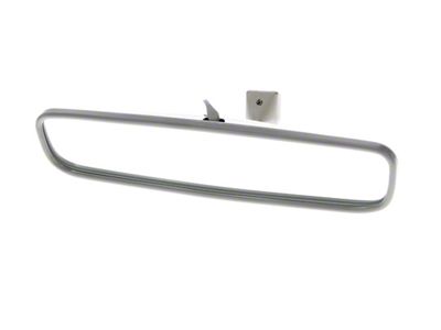 Inside Rear View Mirror with Day-Night; Stainless; 10-Inch (70-71 Camaro)
