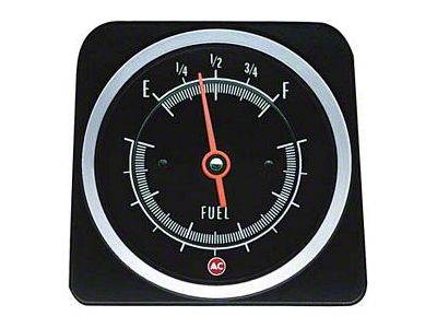 Camaro Instrument Carrier Fuel Gauge, 1969