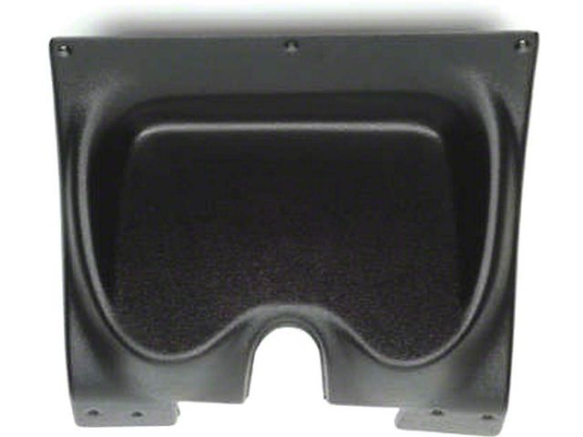 Camaro Instrument Cluster Panel, Black Textured Finish, Without Pre-Cut Gauge Holes, 1967-1968