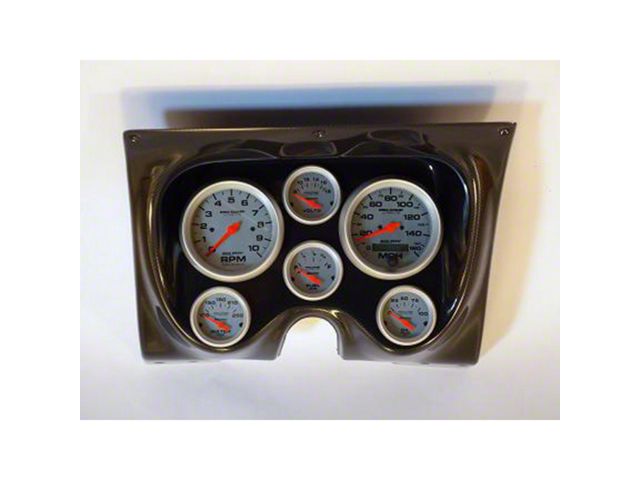 Camaro Instrument Cluster Panel, Carbon Fiber Finish, With Ultra-Lite Series AutoMeter Gauges, 1967-1968