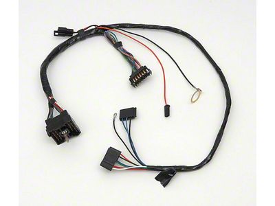Camaro Instrument Cluster Wiring Harness, With Warning Lights, 1970