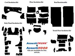 Camaro Insulation, QuietRide, AcoustiShield, Complete Kit, Coupe, 1982-1992