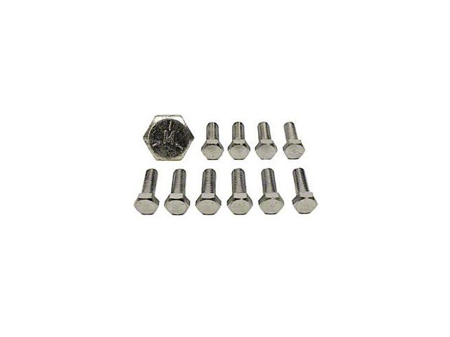 Camaro Intake Manifold Bolt Set, Cast Aluminum, 302ci, 1967-1969 (Z28 Coupe)