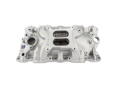 Camaro Intake Manifold, Small Block, Cast Finish, Performer EPS, Edelbrock, 1967-72