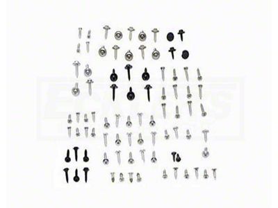 Camaro Interior Screw Kit, Complete, 1974-1976
