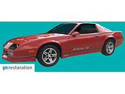 IROC-Z Premium Decal and Stripe Kit; Red (85-87 Camaro)