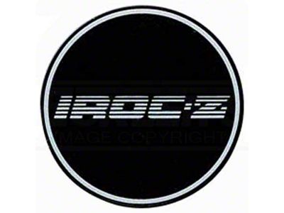 Camaro Iroc-Z, Wheel Center Cap Insert, Silver, 1988