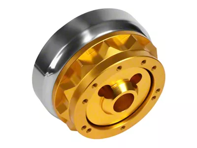J2 Engineering Steering Wheel Hub Adapter Kit; Gold (69-89 Camaro)