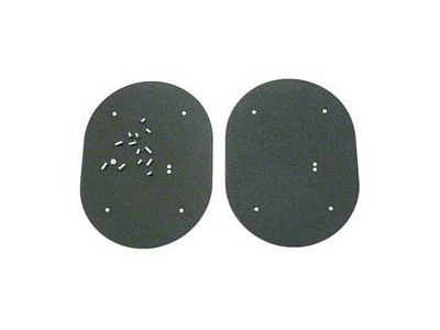 Camaro Kick Panel Door Seal Kit, With Rivets, For Cars Without Air Conditioning, 1967-1969