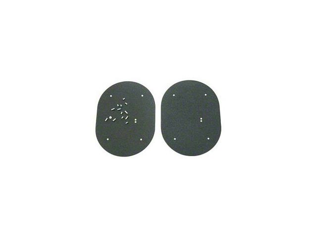 Camaro Kick Panel Door Seal Kit, With Rivets, For Cars Without Air Conditioning, 1967-1969
