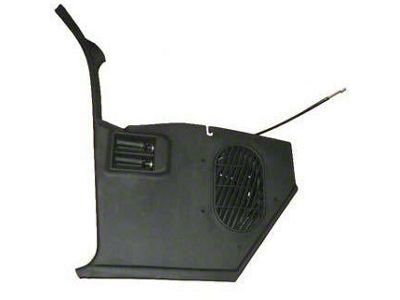 Kick Panel; Driver Side (1969 Camaro w/o A/C)