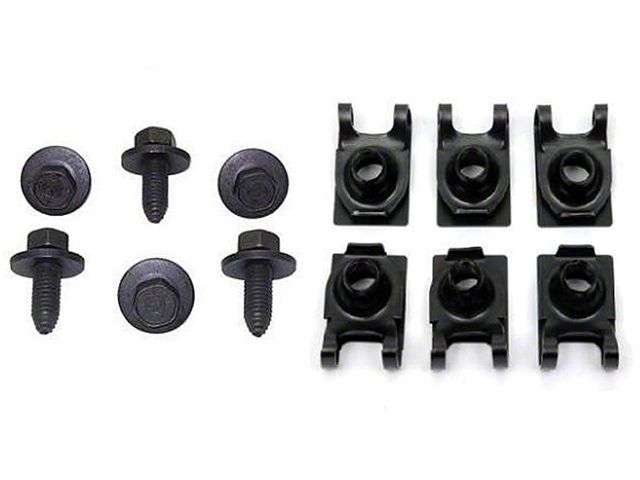 Front Leaf Spring Mounting Bolts and Nuts (Universal; Some Adaptation May Be Required)