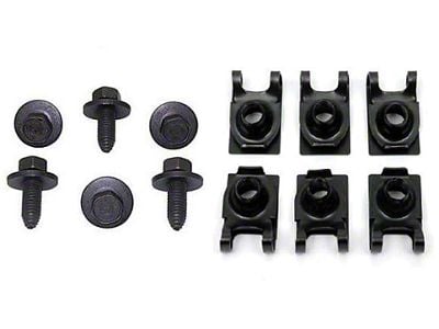 Front Leaf Spring Mounting Bolts and Nuts (Universal; Some Adaptation May Be Required)