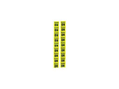 Camaro Leaf Spring Tape Decals, Code BM, Z28, 1969 (Z/28 Coupe)