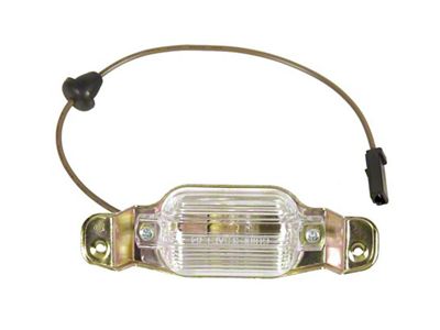 Camaro License Lamp Assembly, Reproduction, 1967-69