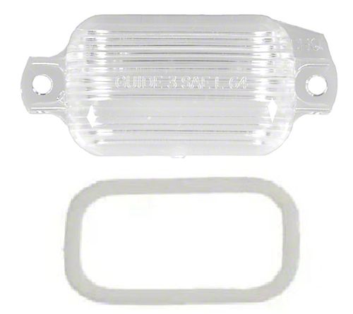 Ecklers License Plate Light Lens and Gasket (67-69 Camaro)
