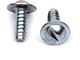 License Plate Mounting Screws,Flanged,Slotted,Rear,67-69