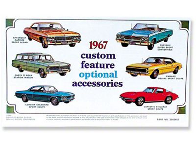 1967 Color Accessory Brochure