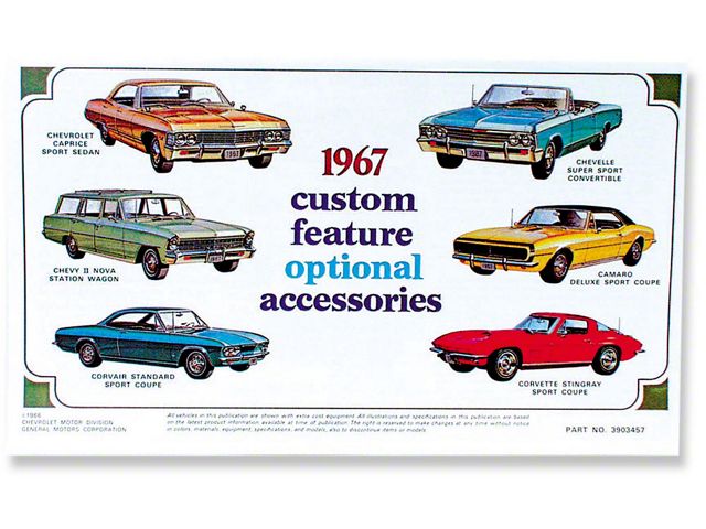 1967 Color Accessory Brochure