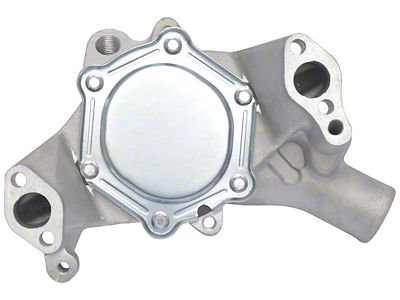 Long Water Pump; Natural (67-76 Small Block V8 Camaro)