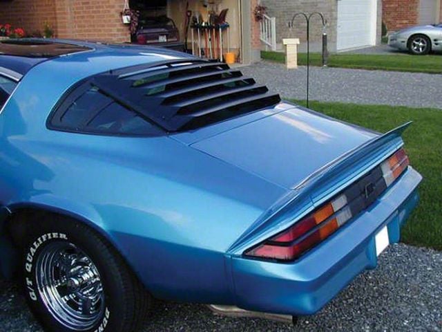 Camaro Louvers, Rear Window, Aluminum, 1975-1981