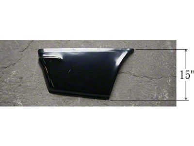 Lower Rear Quarter Panel; Driver Side (67-68 Camaro)