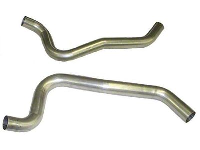 Mandrel Bent Tail Pipe; Passenger Side; 2-1/2-Inch (67-81 Camaro)