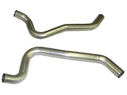 Mandrel Bent Tail Pipe; Passenger Side; 2-1/4-Inch (67-81 Camaro)