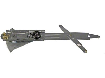 Manual Window Regulator; Front Driver Side (1967 Camaro w/o Deluxe Interior)