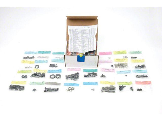 Camaro Master Chassis Assembly Hardware Kit, For Cars With Big Block & Disc Brakes, 1967
