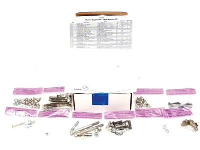 Camaro Master Engine Bolt Kit, 327ci, For Cars With Air Conditioning, 1967-68