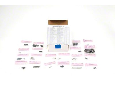 Camaro Master Interior Screw Kit, Deluxe, Convertible, 1967