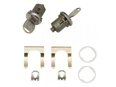 Camaro Max Performance, Door Lock Set, With Late Style Keys,1967-1969