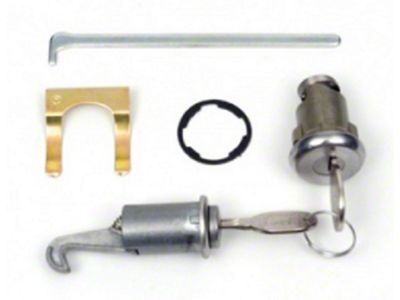 1967 Glove & Trunk Lock Set, w/ Late Style Keys