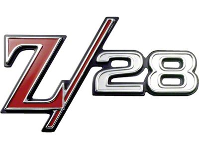 Camaro Metal Wall Sign, Fender Emblem, Z28, 1969