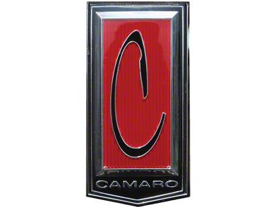 Camaro Metal Wall Sign, Header Emblem, 1971-1973