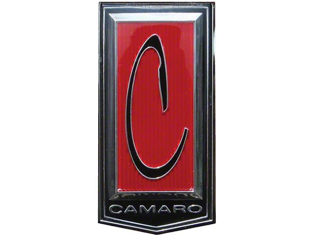 Camaro Metal Wall Sign, Header Emblem, 1971-1973